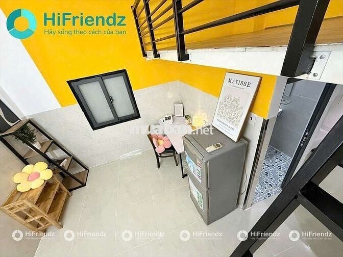 Cho thuê phòng trọ duplex giá rẻ full nội thất siêu xịn