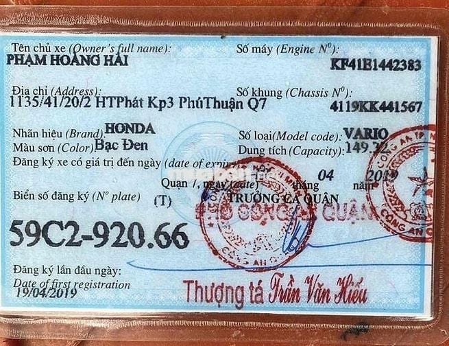 Vario 150cc-Nhập Indo