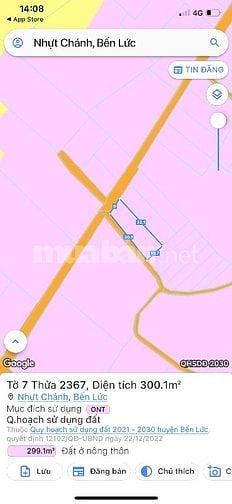 Cần bán miếng đất hóc 2 mặt tiền 