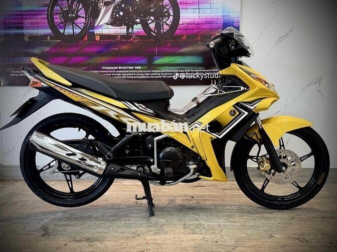 Exciter 1s9a Côn tự động up new 2010 Vàng Đen RC