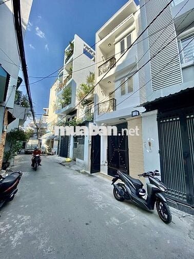 HẺM 6M - KHU VIP ĐƯỜNG HOA - 4 TẦNG, 6X12 - CHO THUÊ 40 TR/THÁNG