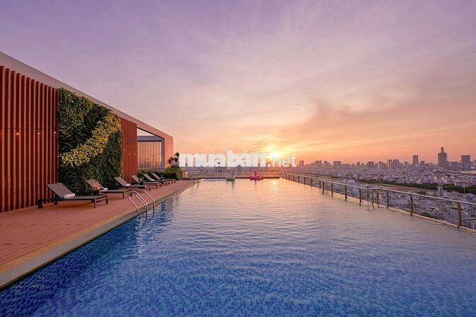Cho thuê nhà trống căn 1PN góc view hồ có rèm ML ,trần cao thoáng mát