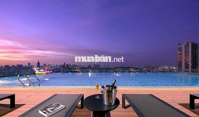 Cho thuê nhà trống căn 1PN góc view hồ có rèm ML ,trần cao thoáng mát