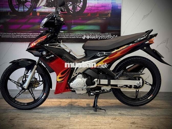 Exciter 1s9a up New 2010 Đen Đỏ Bạc tem Malay