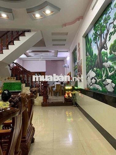 NHÀ ĐẸP 4 LẦU, DƯƠNG THỊ MƯỜI, Q12, 5x19 HẺM Ô TÔ THÔNG NGON NGON