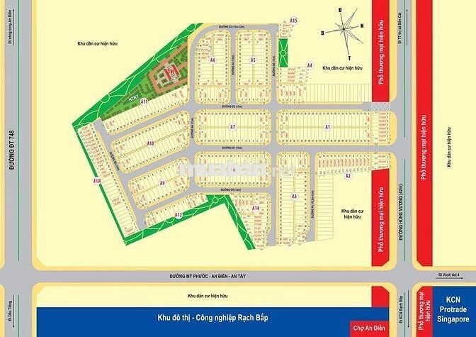 Lô đất rẻ nhất, 104m2 gia 920 triệu, full Thổ cư, đường 13m