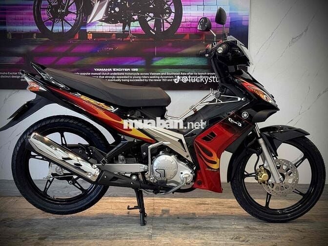 Exciter 1s9a up New 2010 Đen Đỏ Bạc tem Malay