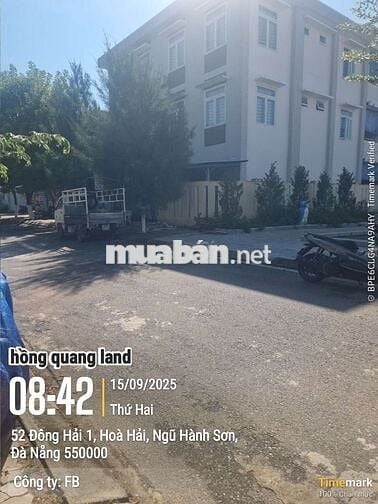 BÁN LÔ ĐẤT ĐƯỜNG ĐÔNG HẢI 1 VIEW CÔNG VIÊN
