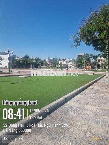 BÁN LÔ ĐẤT ĐƯỜNG ĐÔNG HẢI 1 VIEW CÔNG VIÊN