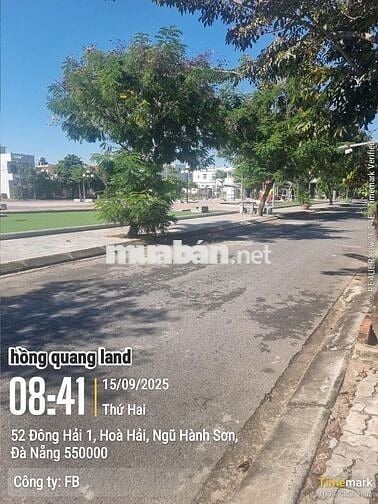 BÁN LÔ ĐẤT ĐƯỜNG ĐÔNG HẢI 1 VIEW CÔNG VIÊN