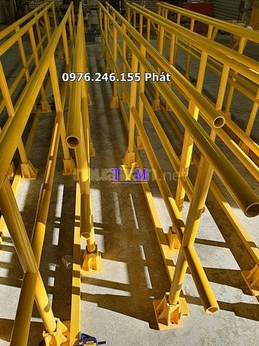 frp grating , thang cáp frp, stair nosing màu vàng kháng hoá chất 
