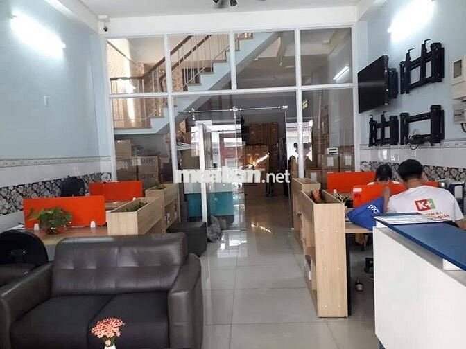 Nhà cho thuê góc 2 mặt tiền đường Thạch lam 6x16m 4L