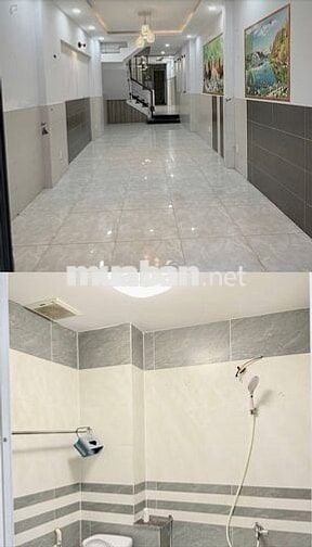 Cho thuê nhà nguyên căn hẽm xe tải né nhau. 👉Gần chợ3,3m×20m2PN 3WC