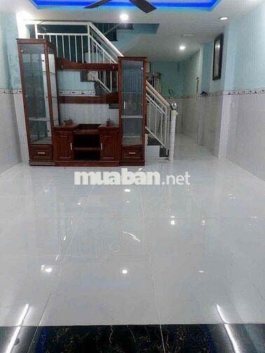nhà mới đẹp mặt tiền đ 40 1 lầu sân thượng 3pn 2wc