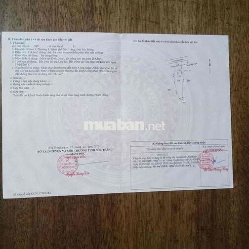 ĐẤT MẶT TIỀN ĐƯỜNG PHẠM HÙNG – PHƯỜNG SÓC TRĂNG, CẦN THƠ (CHÍN
