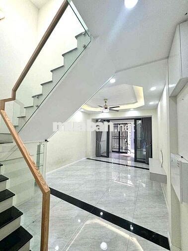 Nhà Bán Mới(4x14m) Khu Gò Xoài 1Lầu 3PN 2VS Tặng NỘI THẤT HXH thông
