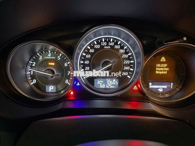 Xe Mazda 6 2015 2.5AT 5 chỗ Màu xanh odo 68000