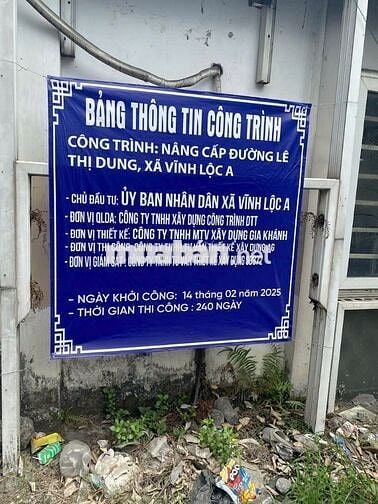 Chính chủ bán đất 448m2, sổ riêng, Lê Thị Dung, Vĩnh Lộc A, Bình Chánh