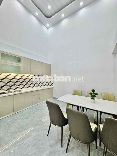 Nhà 5 tầng mới xây, hẻm 4m Trần Bá Giao Gò Vấp – SHR, hoàn công – 5.96