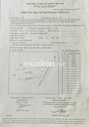 Cần Bán đất Vị Trí Đắc Địa 2 Mặt Tiền Phường Ia Kring, Pleiku, Gia Lai