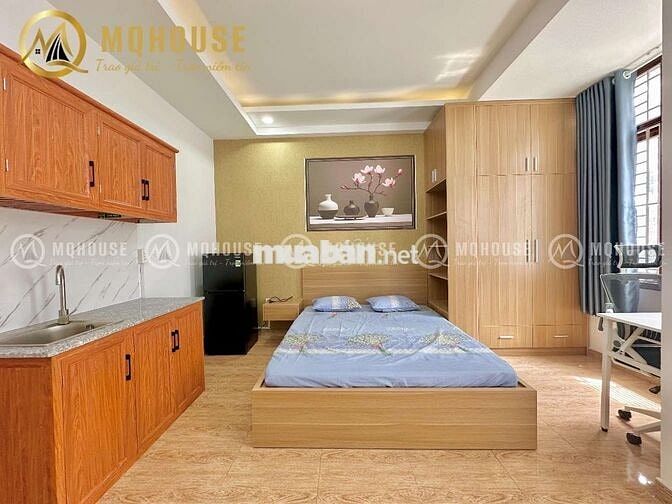 Cho thuê CHDV Ban công cửa sổ trời, Full nội thất Tại Quang trung