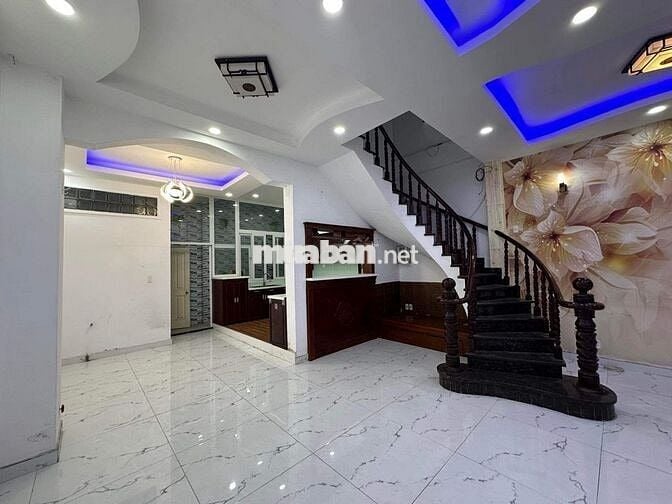 Nhà 4 tầng, ngang to 6m, hẻm xe hơi Lâm Văn Bền, Tân Kiểng,Quận 7-80m2