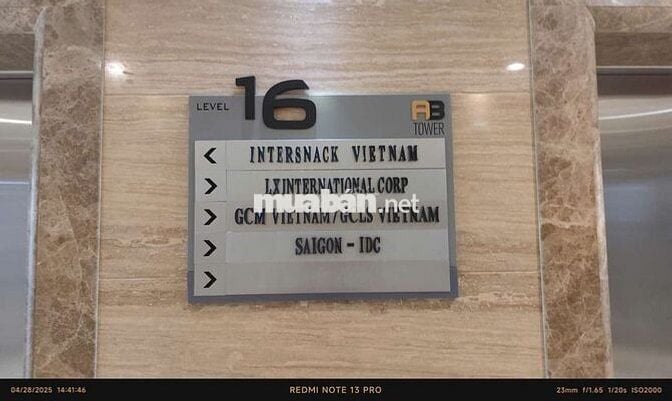 Cần nhượng lại toàn bộ phần xây dựng, lắp đặt, nội thất tại AB Tower