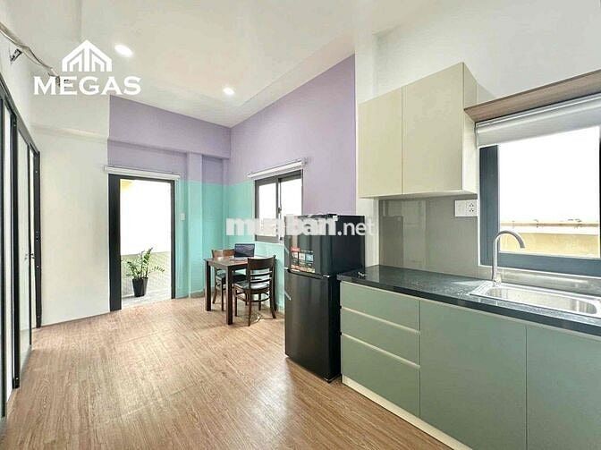 CHO THUÊ CĂN HỘ 2PN BANCONG 55m2 XÂY MỚI 100%, CAO THẮNG, QUẬN 3