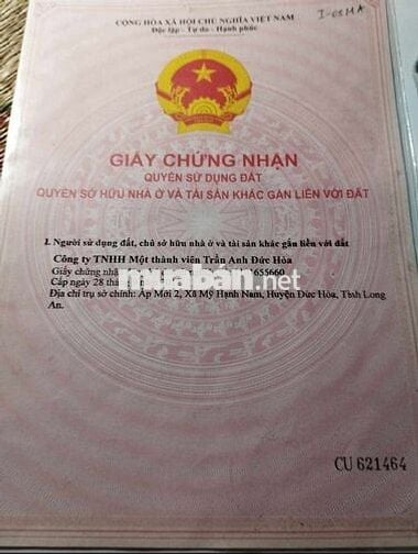 Nhà ở KDC Trần Anh, đường nhựa 5m (Tin thật, chính chủ)