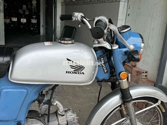 Honda 50cc, màu xanh dương, bạc