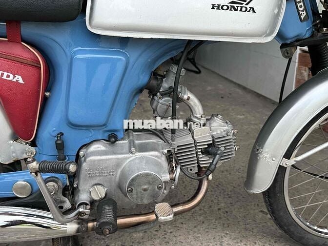 Honda 50cc, màu xanh dương, bạc