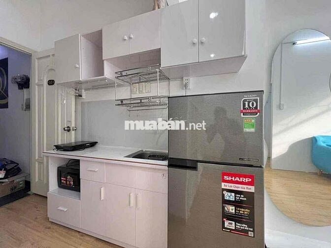 Căn Hộ 1PN Balcony 40M2 Full NT Gần ĐH GTVT Hutech FTU2