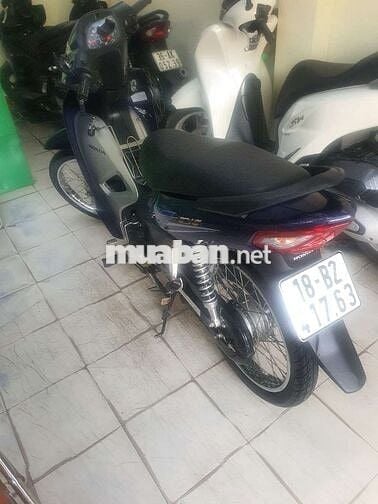 Honda Wave số tự động, màu xanh dương