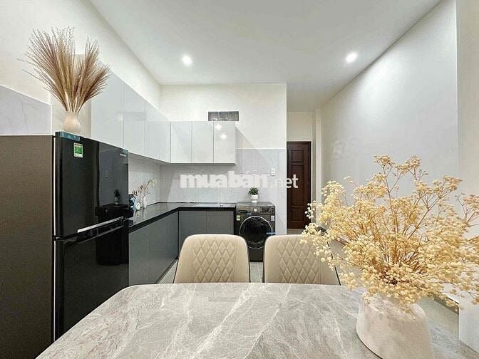 Cho Thuê 1PN 55m2 Mới 100% Bình Thạnh_Máy giặt riêng_Thang máy_Ban Côn