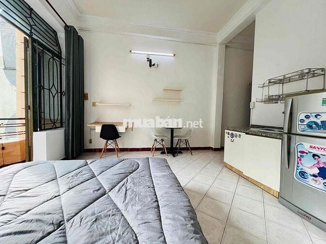 Cho Thuê Studio Ban Công 35M2 Bình Thạnh_Ngay Cầu Thị Nghè 2_Full NT