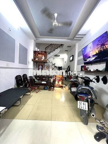BÁN NHÀ TÂN HÒA ĐÔNG GIÁP PHÚ LÂM QUẬN 6 HẺM XE HƠI