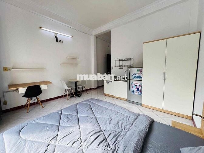 Cho Thuê Studio Ban Công 35M2 Bình Thạnh_Ngay Cầu Thị Nghè 2_Full NT