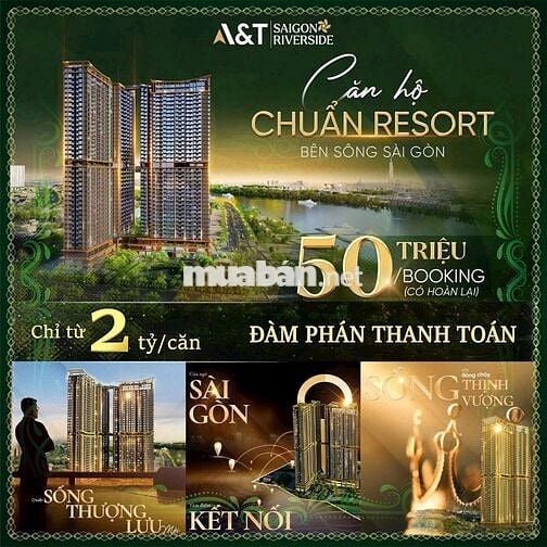 Chỉ 300tr Sở hữu căn hộ hạng sang ven sông Sài Gòn