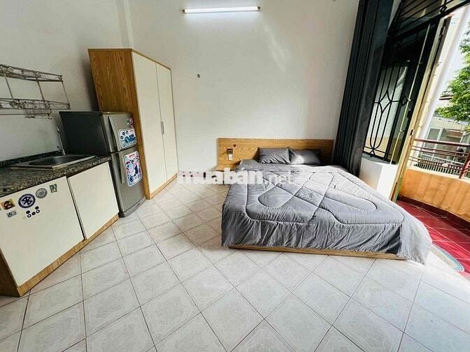 Cho Thuê Studio Ban Công 35M2 Bình Thạnh_Ngay Cầu Thị Nghè 2_Full NT