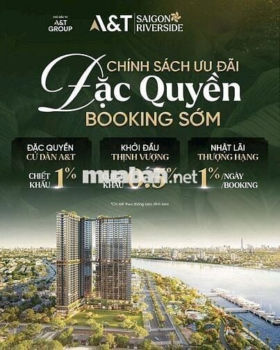 Chỉ 300tr Sở hữu căn hộ hạng sang ven sông Sài Gòn