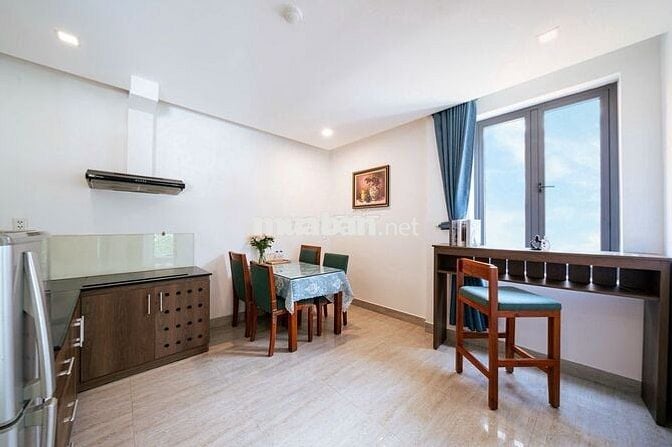 2 phòng ngủ 60m2, dọn phòng 2 lần 1 tuần, chỉ 12tr, đi bộ 3' đến biển