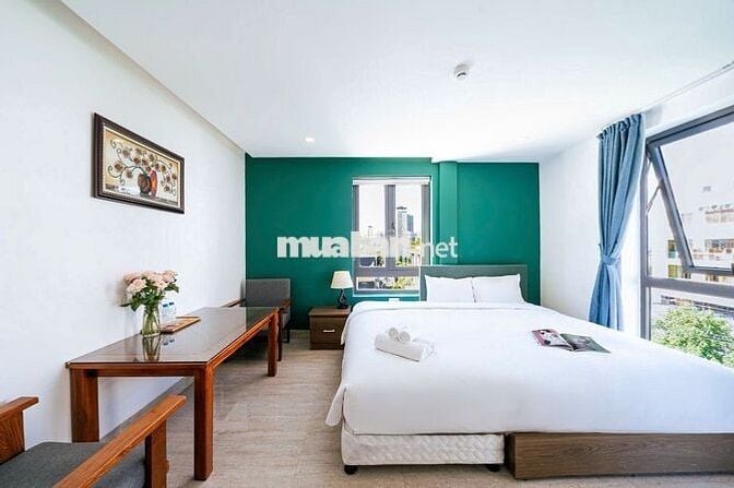Studio 40m2 full nội thất dọn phòng 2 lần 1 tuần chỉ 7tr, gần biển