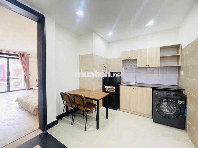 🌏 Căn Hộ 1PN Tách Bếp Q. Phú Nhuận - Full Nội Thất Mới - Bancol Lớn