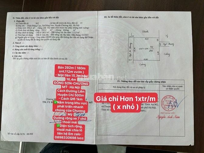 đất chính chủ người nhà bán,ac quan tâm ib zalo e 898330698