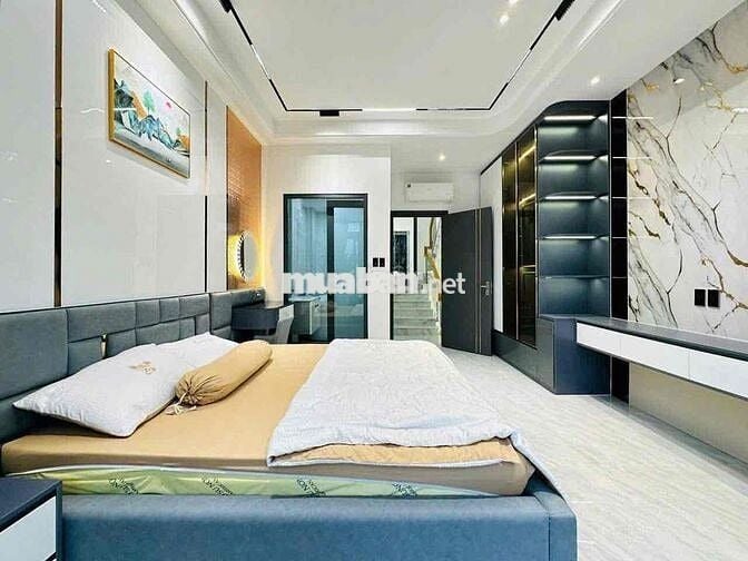 NHÀ MẶT TIỀN LUXURY 80m2 4pn 5wc đường số 4 p16 Gò Vấp