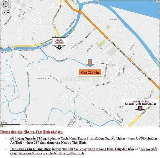 Phòng trọ Thái Bình hẻm 287 Nguyễn Thông