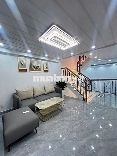 Nhà đẹp view sông Vàm Thuật  P5 Gò Vấp 3 lầu Hẻm xe hơi