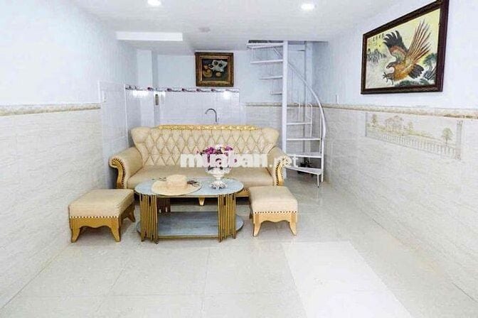 NHÀ SÁT MẶT TIỀN 30m2 2 phòng 2wc full nt Võ Duy Ninh Bình Thạnh