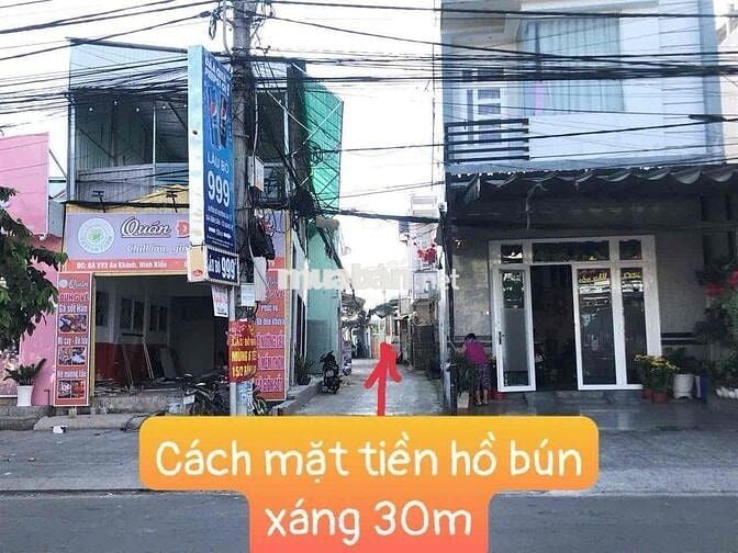 nền 8x26 full thổ cư hẻm 4m sát mặt tiền hồ Bún Xáng giá 7,8 tỷ (TL)