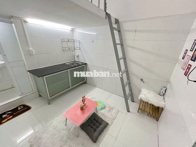 Phòng có gác, diện tích 16m^2, đường dương quảng hàm gò vấp